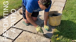 Repointing Paving Slabs [upl. by Sidwohl]