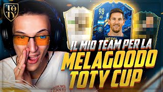 IL MIO TEAM CON MESSI 98 TOTY PER LA MELAGOODO CUP [upl. by Lauder]