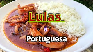 Lulas Guisadas á Portuguesa Clássica  Receita [upl. by Oirom]