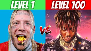 Ranking RAPPERS From Level 1 To Level 100 2021 Worst To Best [upl. by Anival]