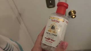 Thayers Alcohol Free Hydrating Rose Petal Witch Hazel Facial Toner Review [upl. by Armanda562]