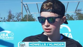 APP Mens Pro Doubles 2024 Punta Gorda CJ Klinger and Will Howells vs The Johnson Twins [upl. by Gingras]