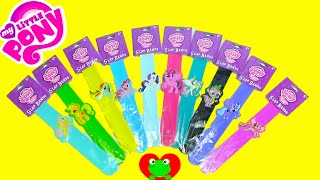 10 My Little Pony Slap Bands MLP Bracelets [upl. by Hnirt]