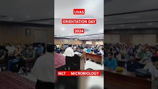 orientation orientationclass uvaslahore uvas lahore university MLT microbiology job [upl. by Clapp]