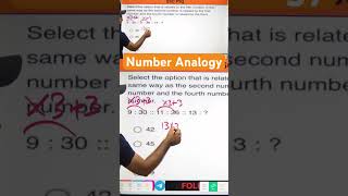 Number Analogy most repeated type in exam  Number Series Reasoning By Sombir Sir [upl. by Lita371]