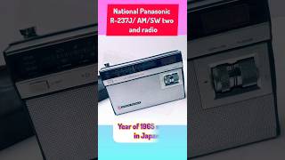 vintage transistor National Panasonic model r237j radio 2 band soft receiveroldradio youtube [upl. by Nirret928]