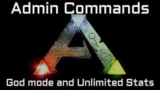 Ark Admin Commands God mode and Unlimited ammo [upl. by Esela968]