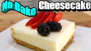 How To Make Homemade No Bake Cheesecake Delicious [upl. by Ajiat315]