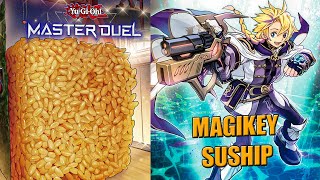 MAGIKEY SUSHIP Deck Profile  YuGiOh MASTER DUEL Ranked [upl. by Nolyarb]