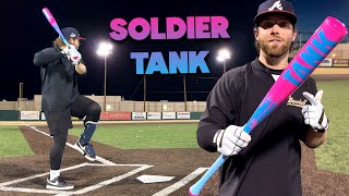 Hitting with the 2025 SOLDIER TANK  BBCOR Baseball Bat Review [upl. by Aileduab289]