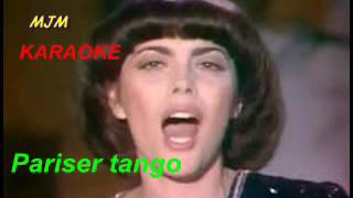 Pariser tango  Mireille Mathieu  KARAOKE [upl. by Nelleyram665]