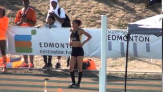 Championnat canadien athlétisme Edmonton 2015  Saut en hauteur  Mikella LefebvreOatis Championne [upl. by Noet650]