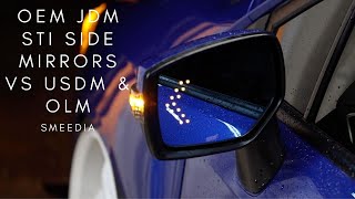 OEM JDM STI Side Mirrors [upl. by Gayelord]