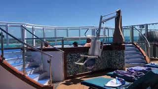 Carnival Vista Serenity Deck amp Waterworks Park 2024 [upl. by Naivaf]