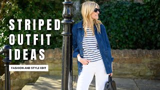 STRIPED OUTFITS 2023  SPRING OUTFIT IDEAS AND STYLE TIPS [upl. by Maison]