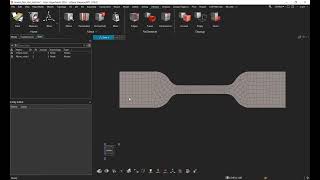 HyperMesh 2024LSDYNA SOLVER Tensile Test Simulation [upl. by Argyres4]