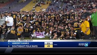 Southeast Polk captures third consecutive Class 5A football state title [upl. by Yacano]