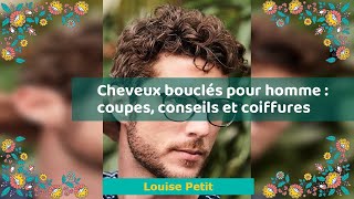 Cheveux bouclés pour homme  coupes conseils et coiffures [upl. by Ralat]