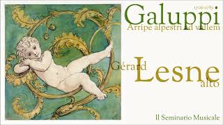 Galuppi  Motets  Gérard Lesne  Alto [upl. by Carhart]