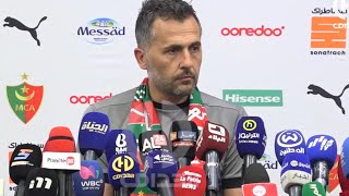 Conférence de presse de l’entraîneur de MCA Patrice Beaumelle après le match contre l’ USMA [upl. by Prober948]