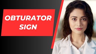 Obturator Sign [upl. by Adnirod]