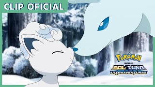 ¡Nivi y Ninetales de Alola  Serie Pokémon Sol y LunaUltraaventuras  Clip oficial [upl. by Aznarepse]