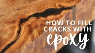 How to Fill Cracks amp Voids with Epoxy Resin for firsttimers [upl. by Annairdna]