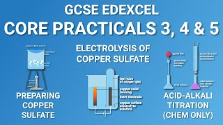 EDEXCEL Core Practicals 3 4 amp 5  GCSE Chemistry Revision [upl. by Toinette]