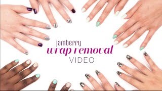 Jamberry  Official Wrap Removal Video [upl. by Adriana]