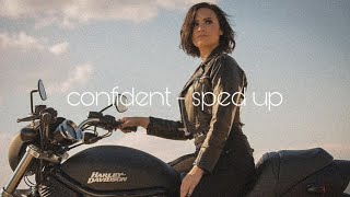 demi lovato  confident sped up [upl. by La Verne]