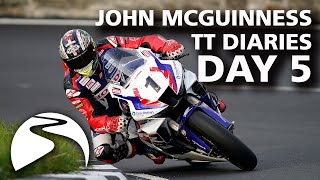 John McGuinness TT diaries 2022  Day 5 [upl. by Oivlis219]