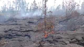 20150107 lava flow activity [upl. by Pickens]