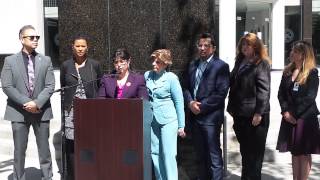 Gloria Allred at Nevada State Legislature for signing of bill AB212 [upl. by Anin]