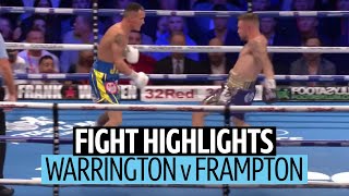 What a fight Josh Warrington v Carl Frampton official highlights [upl. by Bohman682]