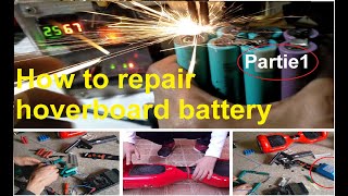 how to repair hoverboard battery 1 [upl. by Jotham935]