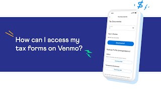 Venmo Help Center How can I access my tax forms on Venmo [upl. by Corb]