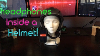 DIY Snowboarding Headphones  Make any Headphone fit Inside a helmet [upl. by Wendie]