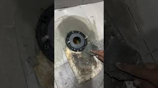 Instalación brida para sanitario Coflex ¿cómo aplicar empaste fijando bien la taza mexico usa [upl. by Sundberg]