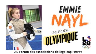 Emmie NAYL Escrime Espoir Olympique JO 2028 [upl. by Remoh]