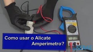 Como usar o Alicate Amperímetro [upl. by Nnahaid673]