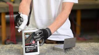 How to Apply Patination Oil to Lead  Roofing Megastore [upl. by Peggi]