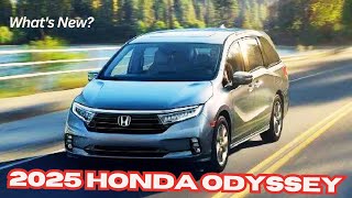 Upcoming 2025 Honda Odyssey  Explore comfort and luxury in this Minivans [upl. by Nosdrahcir]