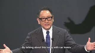 TOYOTA GAZOO Racing press conference（English Subtitles） TOKYO AUTO SALON 2023 [upl. by Tut]