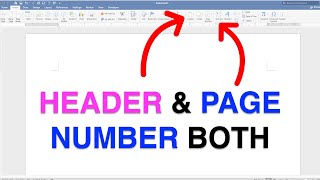 Letterhead Design in Headers amp Footers  Microsoft Word Tutorial [upl. by Thetisa666]