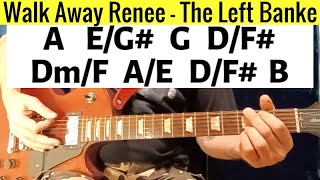 Walk Away Renee  The Left Banke  Guitar Lesson [upl. by Netnilc2]