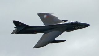 Dutch Hawker Hunter amazing sound Sanicole Airshow 2013 [upl. by Benedict]