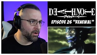 DEATH NOTE 1X26 REACTION Renewal [upl. by Aedni]