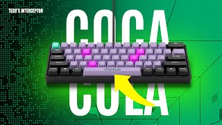 Corsair K65 Mini Byte mechanical keyboard and MM350 Pro Byte gaming mousepad by Coca Cola announced [upl. by Hgieleak58]