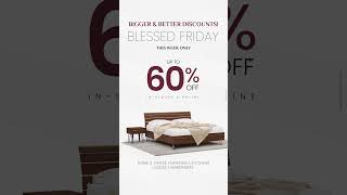 Blessed Friday  Up to 60 Off everything in store [upl. by Samaj]