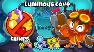 Luminous Cove CHIMPS WalkthroughGuide  Bloons TD6 [upl. by Jessalyn]